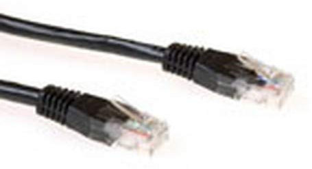 ACT CAT6A U/UTP Black 3.00M