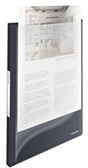 Esselte 624012 Sichtbuch Panorama VIVIDA, A4, PP mit Tasche, 40 Hüllen, schwarz