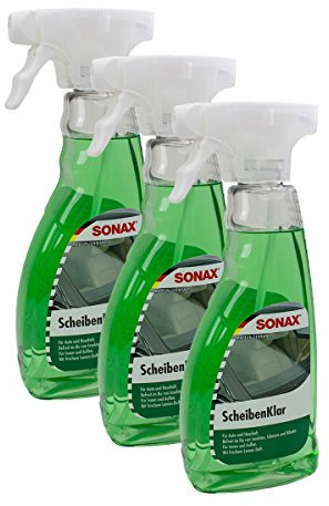 SONAX 3X 03382410 ScheibenKlar ScheibenEntferner InsektenEntferner 500ml
