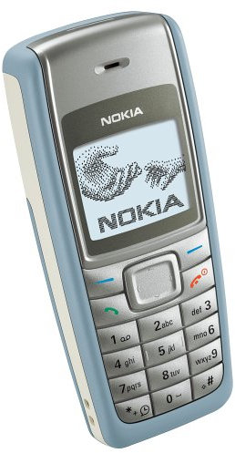 Nokia 1112 hellblau Handy