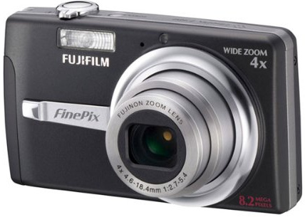 FujiFilm FinePix F480 Digital Camera 8 Megapixels 4x Optical Zoom 6.9 cm (2.7 Inch) Display Black