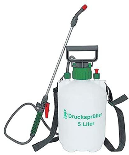 BURI Drucksprüher 5 Liter Gartenspritze Pflanzensprüher Bewässerung Unkrautspritze Drücksprühgerät Garten Zubehör Handsprüher Dünger Sprühflasche Pflanzen Unkrautvernichter Dünger 5L Pumpsprühflasche