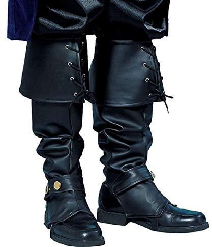 Rubies Pirate Boot Covers for Adults, Men's One Size