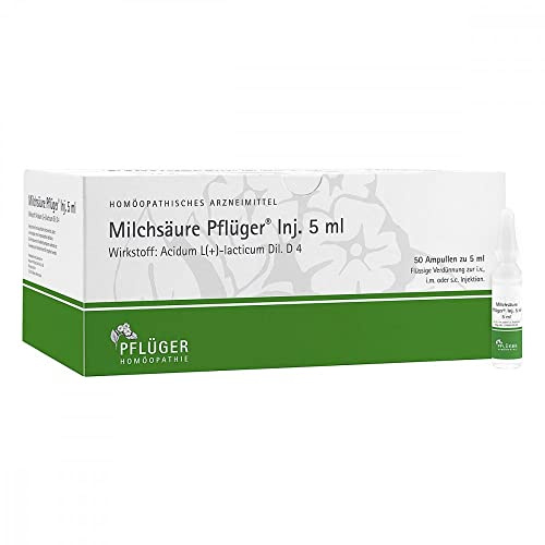 MILCHSÄURE Pflüger Injektionslösung 5 ml 50 St