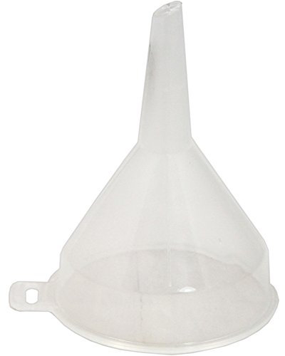 Whitefurze Plastic Funnel 8 cm (3) (WT887), Off White, 1-Pack