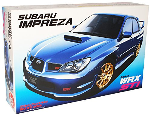 FUJIMI Subaru Impreza Limousine WRX Sti Blau 2005-2007 Gd F-g Bausatz Kit 1/24 Modellauto Modell Auto