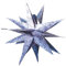 Papierstern Multipointer blau