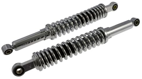 Stoßdämpfer 395 mm Chrom Set universal MT/MB Moped