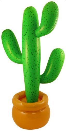 ARSUK Party Time Inflatable Giant Cactus 3 Foot Party Accessory