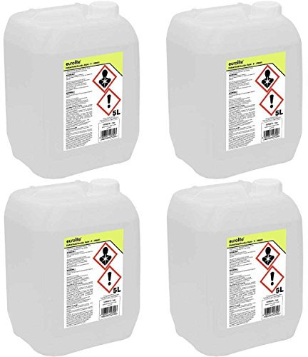 4x 5 L = 20 L Eurolite Smoke Nebel-Fluid, P (Profi) Nebelfluid für Nebelmaschine