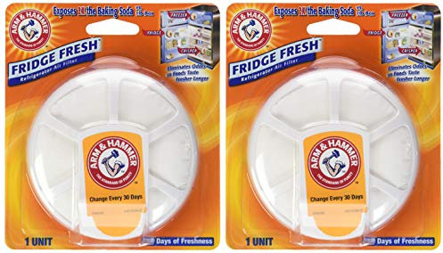 Arm & Hammer Fridge Fresh Refrigerator, 1 Count (Pack of 2)
