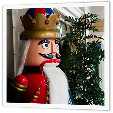 3dRose ht_205627_3 USA Florida, Palm Beach, Worth Avenue, großer Nussknacker, zum Aufbügeln, 25,4 x 25,4 cm