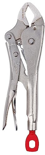 Milwaukee 48223610 10-Inch/250 mm Max Bite Curved Jaw Locking Plier - Silver