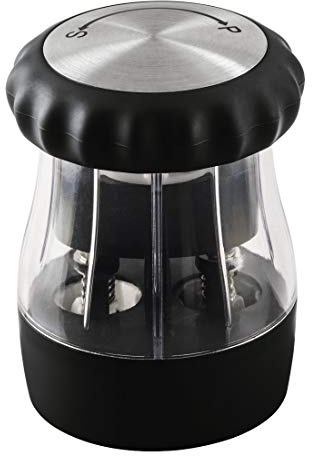 2in1-Salz- und Pfeffermühle, Schwarz