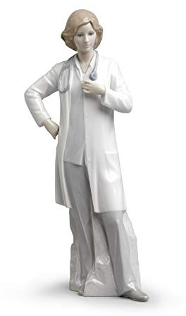 LLADRÓ Figur Ärztin. Arzt Doktor. Porzellan.