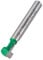 Trend CraftPro Keyhole Router Cutter Bit, 1/4 Inch Shank, 4.5mm Cutting Depth and 9.5mm Cut Diameter, Tungsten Carbide Tipped, C120X1/4TC