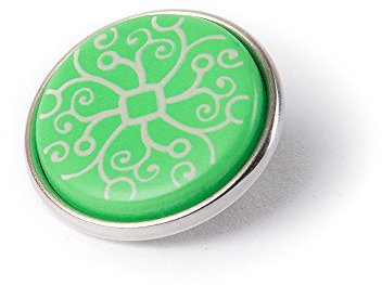 Noosa Chunk 401 Olive Tree neon-green/grey-ceramic