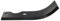 Greenstar Couteau de fraise droit universel (190mm) Type bineur pour fraise arrière - L: 190mm. Métal avec revêtement noir