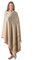 Om Shanti Crafts Meditations-Schal | Einfarbig Meditationsdecke oder Gebetsschal, Helles Braun, X-Large