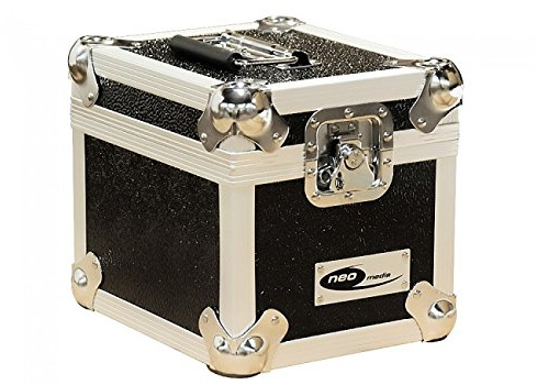 Neo Media 7-Inch 100 LP DJ Storage Box - Black