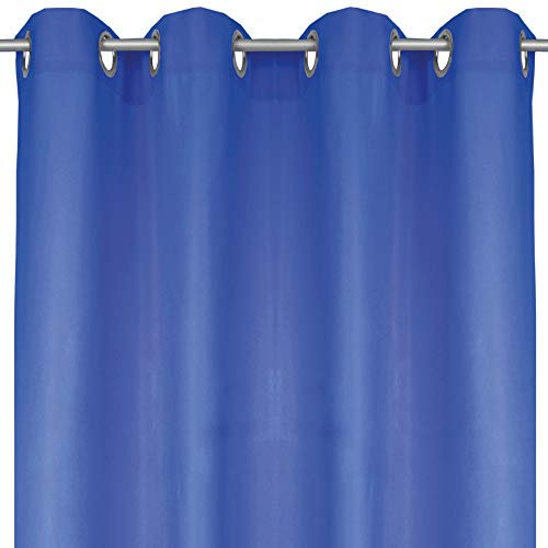 Bestlivings Blickdichte Blaue Gardine mit Ösen in 140x245 cm (BxL), in vielen Größen und Farben
