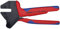 Knipex Pinza Universale per Terminali per Matrici Intercambiabili Brunita, Rivestiti in Materiale Bicomponente 200 Mm (Confezione Self-Service/Blister) 97 43 200 A