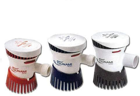 Attwood Sentina Pumpen MOD. Tsunami Modell: 500 Ah: 1,7 Durchflussmenge l/min: 33 Ø Ausgang mm: 20 Abmessungen: 90 x 75 mm V: 12 Gewicht: 200 g.