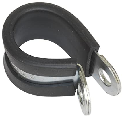 Sealey PCJ21 P-Clip Rubber Lined Ø21mm Pack of 25