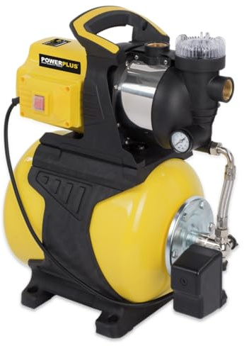 POWERPLUS POWXG9573 - Bomba de presión 1000w 19l anillo inox