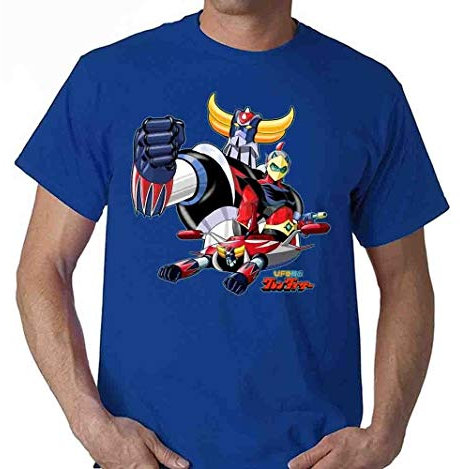 GREAT Men's Goldrake UFO Robot T Shirt Uomo Bimbo Cartoon Anni 80 Anime