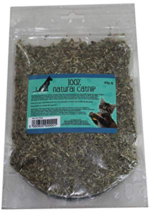 PETS INSTINCT 100% NATURAL CATNIP 40 GRAMS DRIED EXTRA STRONG CATNIP ORGANIC HERB FOR CATS