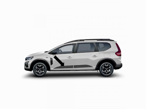 Seitenschutzleisten schwarz kompatibel mit Dacia Jogger ab Baujahr 03.2022- F70 (3700070)