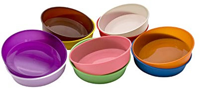 EDUPLAY Runde Schalen 10er Set