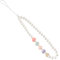 FuashceR Beaded Lanyard Cell Phone Strap Charm Pearl Wrist Strap Mobile Pendant for Women Girls, White