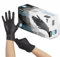 K-MART Gants jetables multi-usages en nitrile noir, non poudrés gant nitrile extra résistants - Boîte de 100 (noir, XS)