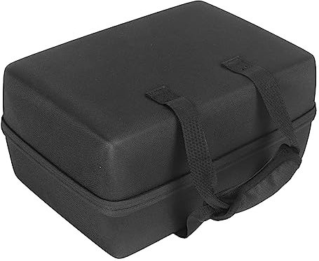 Tragbare Hartschalen Reisetasche für A5 Bluetooth Lautsprecher, Strapazierfähiges Nylon und Eva Material, Lautsprecherschutz, Weiche Innenseite, Schwarz