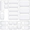 Panzy Home 21 Pcs Drawer Organiser Clear Desk Drawer Organisers Trays Makeup Drawer Divider Clear Plastic Storage Boxes for Bathroom Cosmetics Kitchen Office Stationery