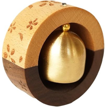 Campanello per l'apertura della porta, campanello per l'ingresso del negozio - Avviso di ingresso dalla porta del negozio | Avviso di ingresso per negozio di legname retrò magnetico per