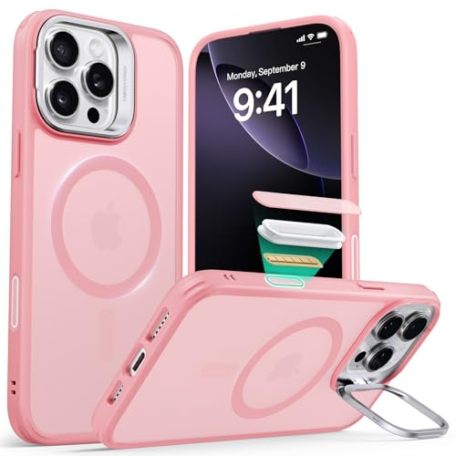 ESR for iPhone 16 Pro Case Flex Stand, for MagSafe, Frosted Pink