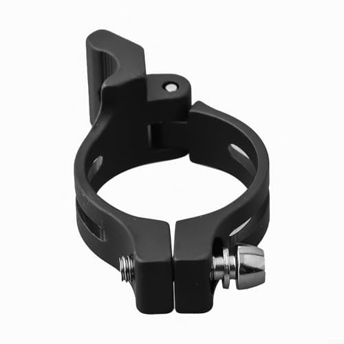 Aluminum Alloy Bike Front Derailleur Adapter, Band Clamp for Seamless Installation (31.8mm)