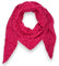 Ziona Musselin Schal damen leo Made Italy 195 x 72 cm Herbst Winter Dreieckstuch Baumwolle Halstuch (Pink)
