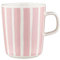 Marimekko Oiva/Piccolo Mug 2,5 dl, White, lt.pink