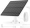 Weinsamkeit 5W Panel Solar para Cámara Vigilancia Exterior, Panel Solar Compatible con Cámara Batería Stick Up Cam/Spotlight Cam Pro, Adaptador Enchufe Barril a USB-C, 4M Cable, IP65