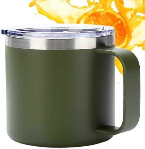 mivceklw Tragbare Tassen für Reisen, faltbar, Kaffeebecher, wiederverwendbar, Kaffeebecher mit Deckel, Smash Coffee Cup Reisen, (11,5 cm), tragbare Foe-Cups, Weiß, Schwarz, Grün, Pink und Blau