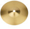 Yuanpgky Piatti per batteria, finitura tradizionale in ottone, tamburi in ottone, set di tamburi tradizionali in ottone, piatti a percussione Splash Crash Hi-Hat (20,3 cm)