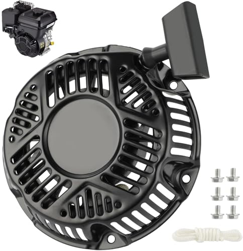 Kit de arranque de retroceso, repuesto para Craftsman, Briggs y Stratton 163cc 208cc 590607 797276, conjunto de arranque de retroceso con cuerda de tracción para generadores, motores, cortadores de