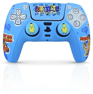 UTMOSTXP Funda Compatible con Mando PS 5, Silicona Suave y cómoda Que Mejora el Agarre, Accesorios para Mando Play 5, Accesorio Compatible con Mando Original Play 5 (Azul)