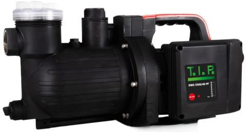 T.I.P. Haus und Gartenpumpe - 3500 l/H & 4 bar, Automatische Regulierung | DWS 3500/40 PF 650 Watt Pumpe zur Hauswasserversorgung & Gartenbewässerung, Glasfaserverstärktes Gehäuse