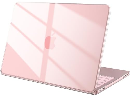 eleger Hülle kompatibel mit MacBook Neo 13 Zoll A18 Pro A3404, erschienen 2026, Dünne Harte Case Snap auf Schutzhülle für Mac Book Neo 13, Rosa klar