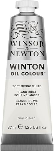 Winsor & Newton Winton Oil Color, 37ml Tube, Soft Mixing White